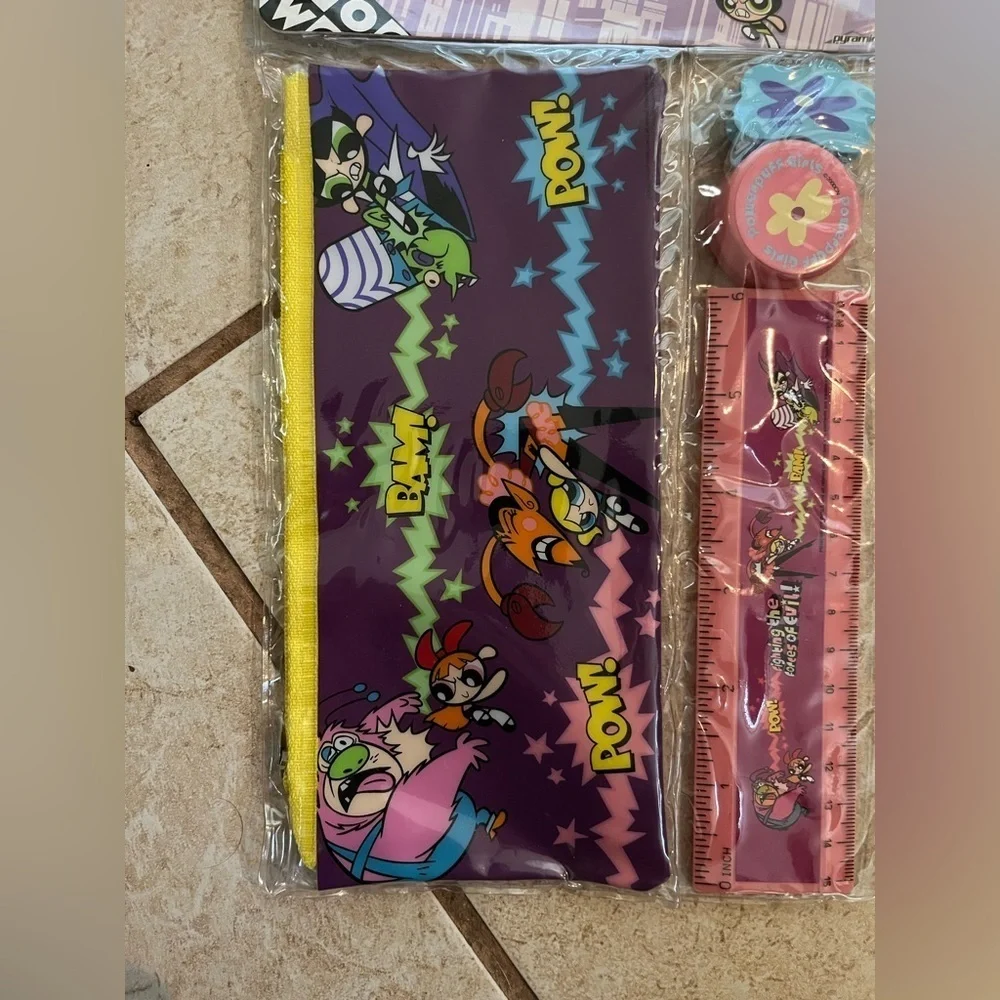 NEW Powerpuff Girls Study Kit 2000